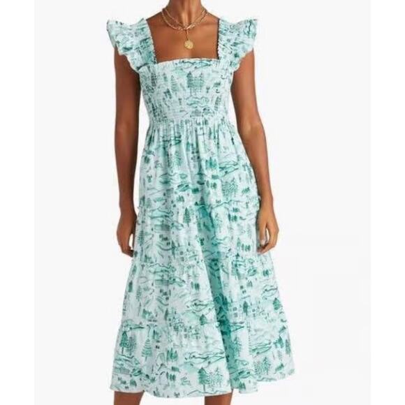 Hill House Dresses & Skirts - Hill House Home Ellie Nap Midi Dress in Ski Chalet Size Small